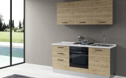 Gilda cucina 180 cm colore rovere cadiz