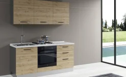 Gilda cucina 180 cm colore rovere cadiz