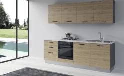 Gilda cucina 240 cm colore rovere cadiz