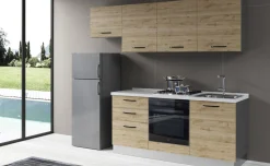 Gilda cucina 240 cm colore rovere cadiz