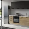 Gilda cucina 195 cm colore rovere cadiz e cemento scuro
