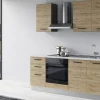 Gilda 2.0 cucina 195 cm colore rovere cadiz
