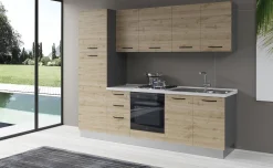 Gilda cucina 255 cm colore rovere cadiz