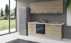 Gilda cucina 270 cm colore rovere cadiz
