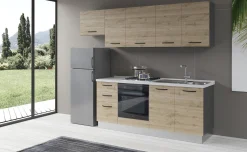 Gilda cucina 255 cm colore rovere cadiz