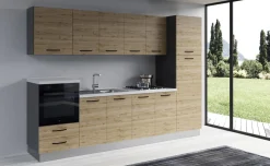 Gilda cucina 300 cm colore rovere cadiz