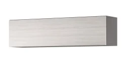 Gilda pensile 1 anta a vasistas frassino ghiaccio L140 cm