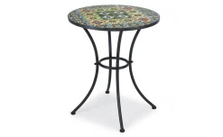 Ginger tavolo tondo in ferro nero Ø60 cm