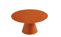 Giove tavolino in mdf color ruggine grande
