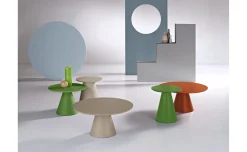 Giove tavolino in mdf color tortora piccolo