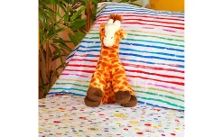 Giraffa peluche in tessuto H28 cm