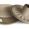 Gold tortiera apribile 2 fondi in acciaio Ø26 cm