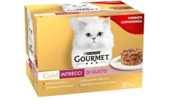 Gourmet Gold Gatto 24x85gr intrecci