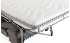 Gresia divano letto 3 posti in tessuto antracite