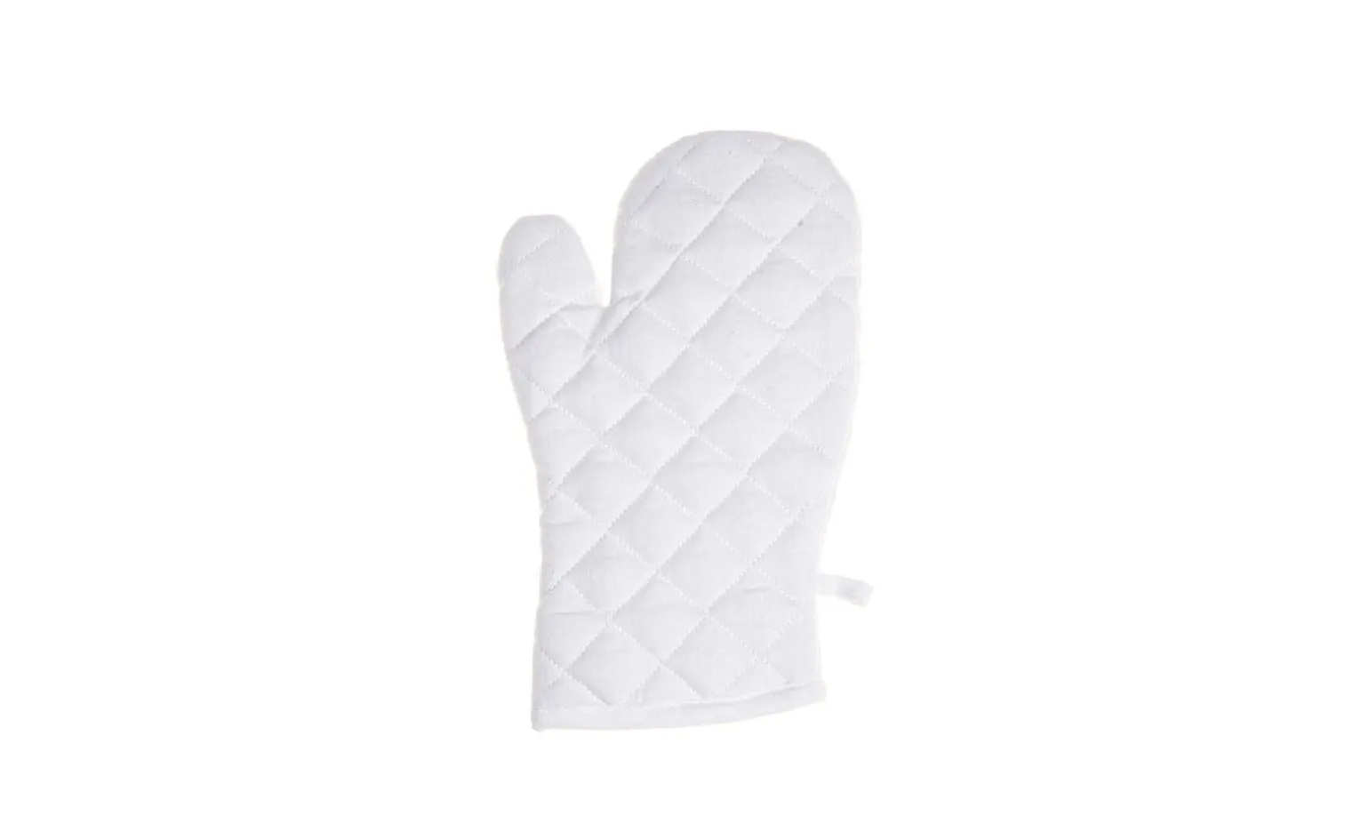 Greta guanto in 100% cotone bianco