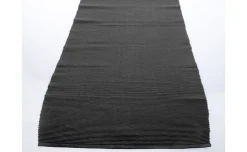 Greta runner antracite 100% cotone 50x140 cm