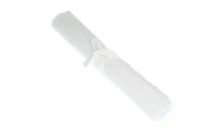 Greta set 2 tovagliette in 100% cotone bianco