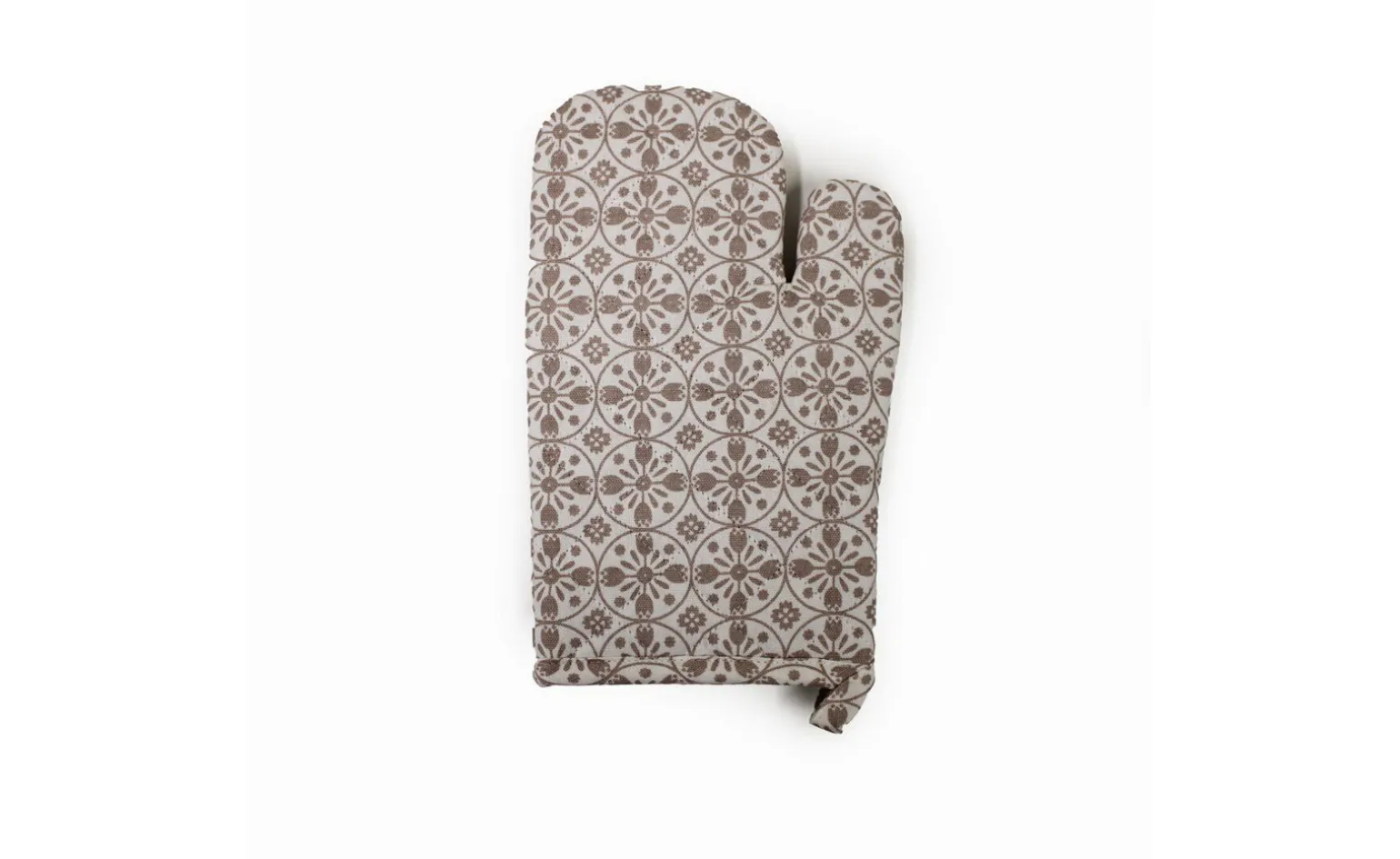 Guanto forno tortora in 100% cotone