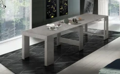 Handy consolle allungabile spatolato cemento
