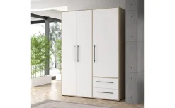 Hide armadio multiservizio bianco opaco/rovere