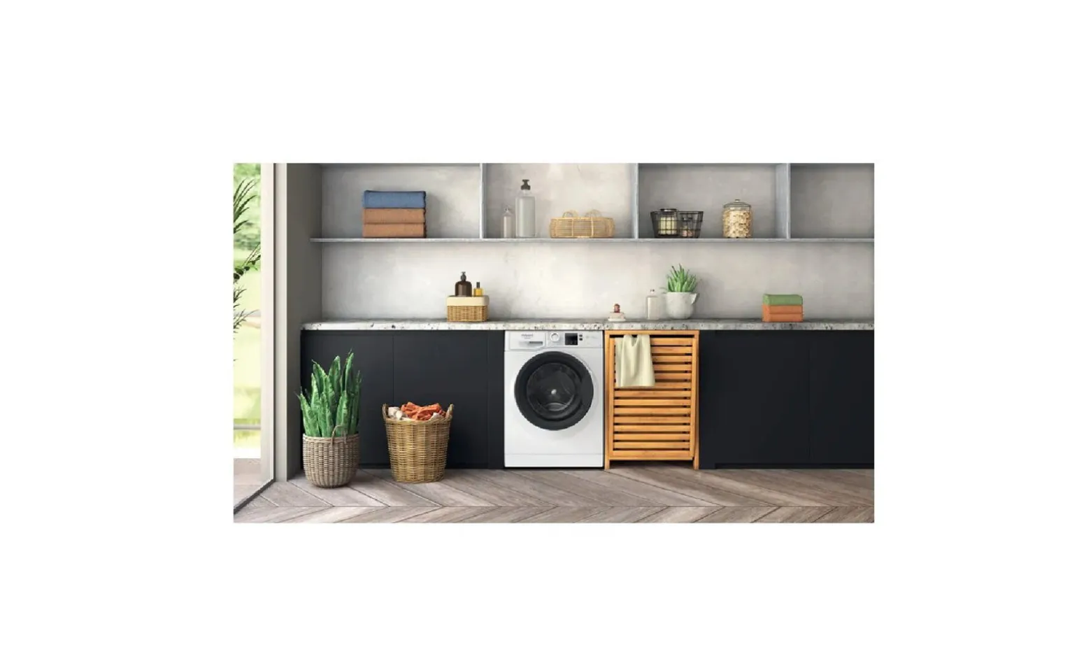 Hotpoint Lavatrice a carica frontale NF97WK IT