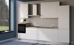 Iris cucina 330 cm colore bianco opaco