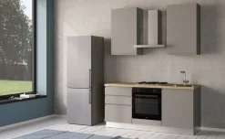 Iris cucina 180 cm colore grigio chiaro