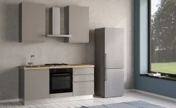 Iris cucina 180 cm colore grigio chiaro