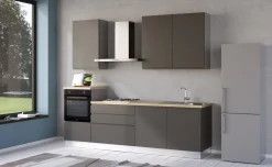 Iris cucina 270 cm colore grigio scuro