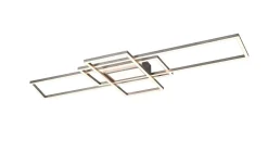Irvine plafoniera LED in metallo cromato 60W