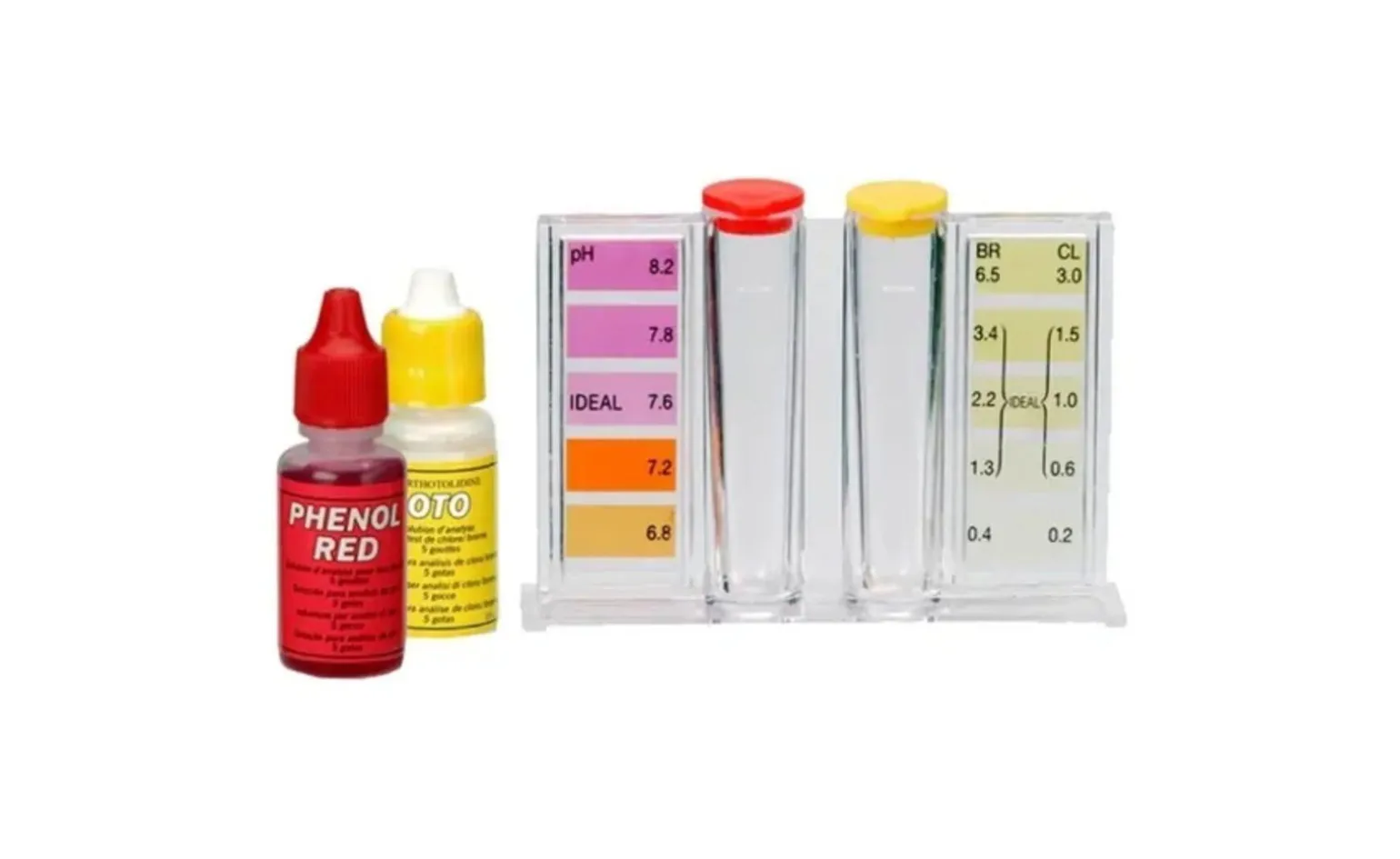 Kit analisi Di Cloro/Bromo + PH (Oto/Fenolo)