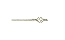 Kit bastone per tende ferro ciocirola Ø20/17 cm 120-210 avorio oro