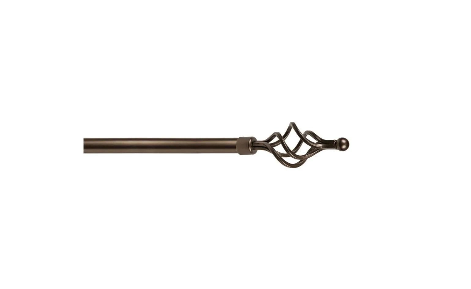 Kit bastone per tende ferro ciocirola Ø20/17 cm 120-210 bronzo