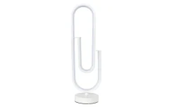 Lampada da tavolo Clip bianca 48 cm
