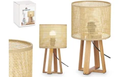 Lampada da tavolo in legno h37 cm