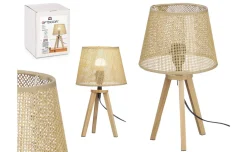 Lampada da tavolo in legno h39 cm