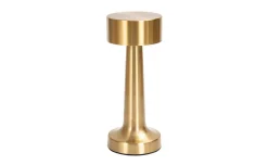 Lampada da tavolo Liberty finitura gold con tecnologia cct altezza 21 cm
