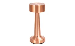 Lampada da tavolo Liberty finitura bronzo con tecnologia cct altezza 21 cm