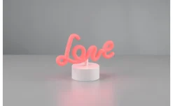 Lampada tavolo scritta love 1 watt altezza 14 centimetri