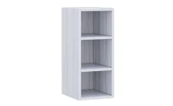 Laura pensile due ripiani legno olmo bianco