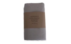 Lenzuolo con angoli in cotone singolo tortora