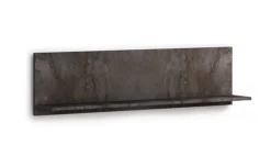 Lisbona mensola in pannello colore grigio L140 cm