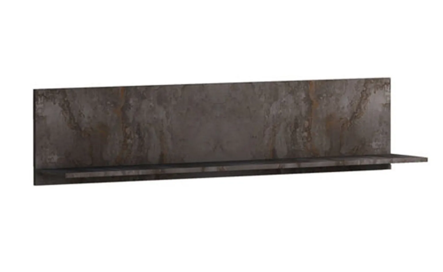Lisbona mensola in pannello colore grigio L180 cm