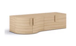 Lisbona porta TV sagomato colore olmo