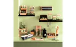 Liv organizer da cucina in bamboo 17x15 cm