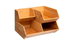 Liv organizer da cucina in bamboo 17x15 cm