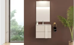 Lorena base lavabo frassino ghiaccio /cachemire L60 cm