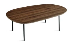 Marte tavolino grande nero/teak