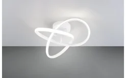 Meo Plafoniera a LED 40 cm, 15W 400K Bianco Opaco