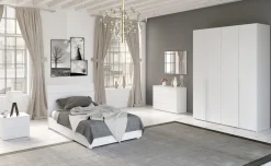 Mia cameretta bianco frassino, letto piazza e mezza senza contenitore